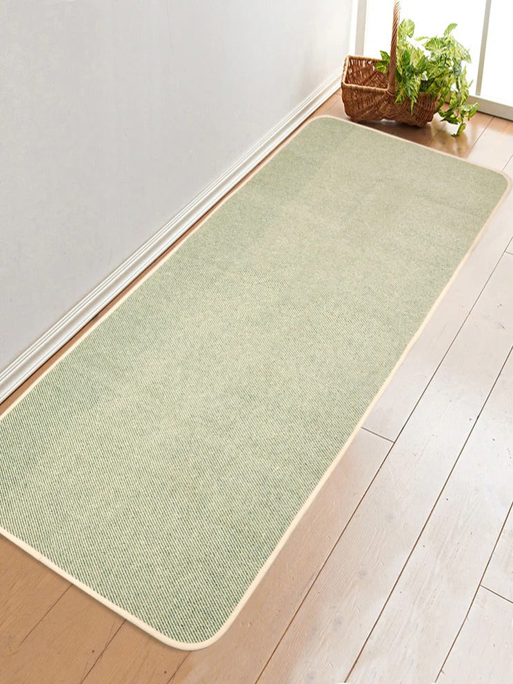 Saral Home Plain Solid Cotton Anti Slip Yoga Mat
