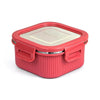 Signoraware Lock N Store Microsafe Square Steel Container 400ml