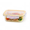 CELLO Fit & Fresh Rectangle Lunch Box Container for Daily Use 640ml Clear