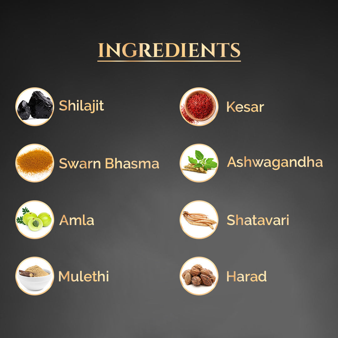 Ashpveda Kesar Gold Shilajit - 30 gms