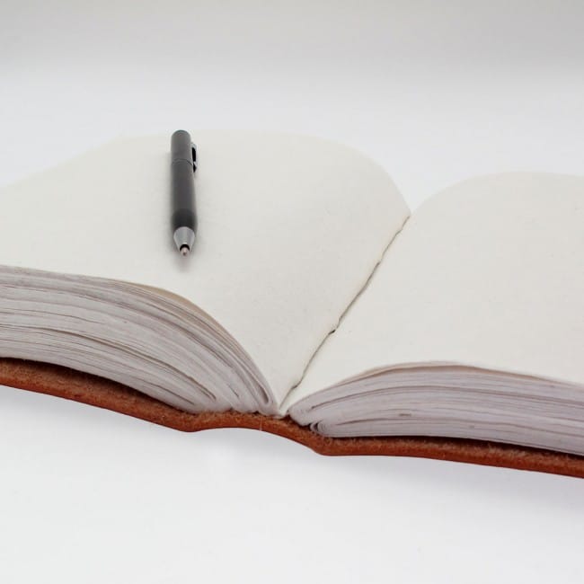 Craftshades – Vintage Om Embossed Unique Design 7″5 Handcrafted Leather Journal/Diary 200 page | 100% Genuine Leather