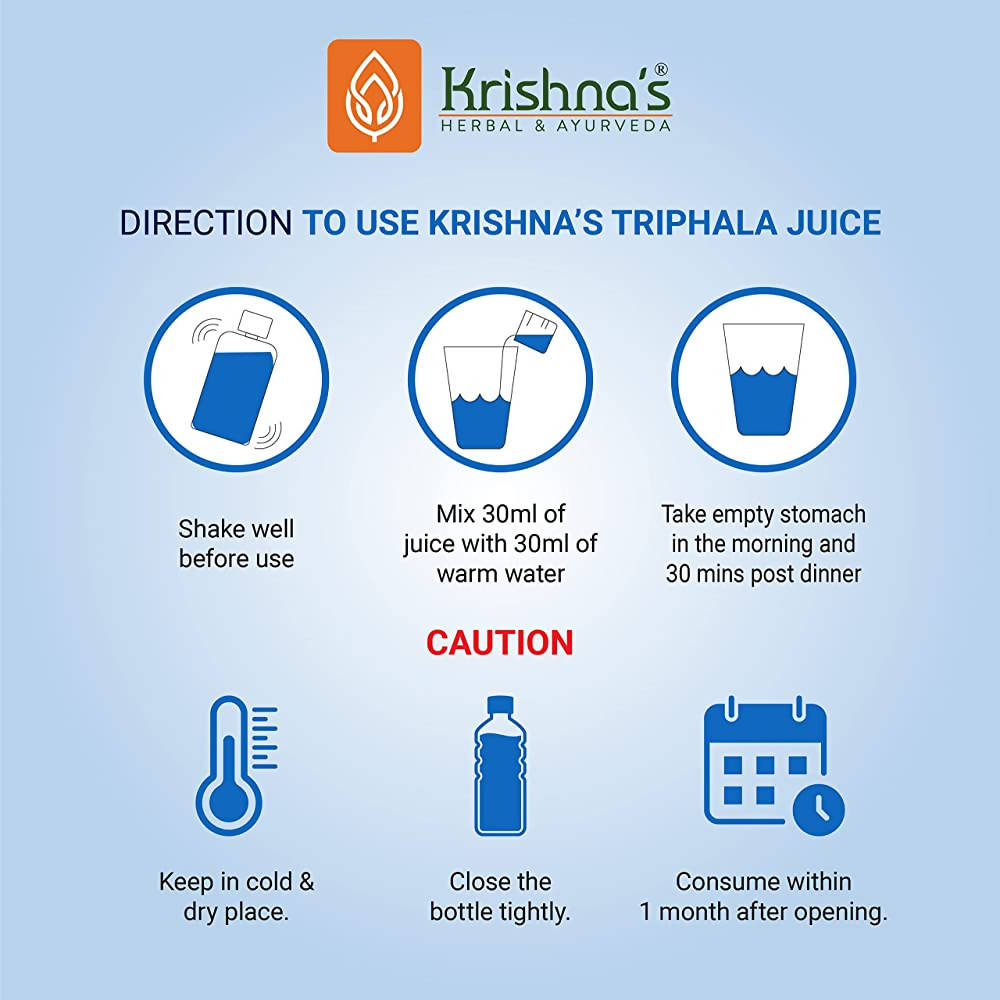 Krishna's Herbal & Ayurveda Triphala Juice - 500 ml