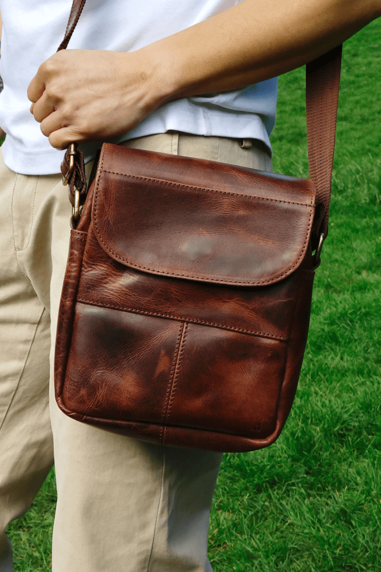 Craftshades – 9*11 Inch Sling Bag | 100% Genuine Leather