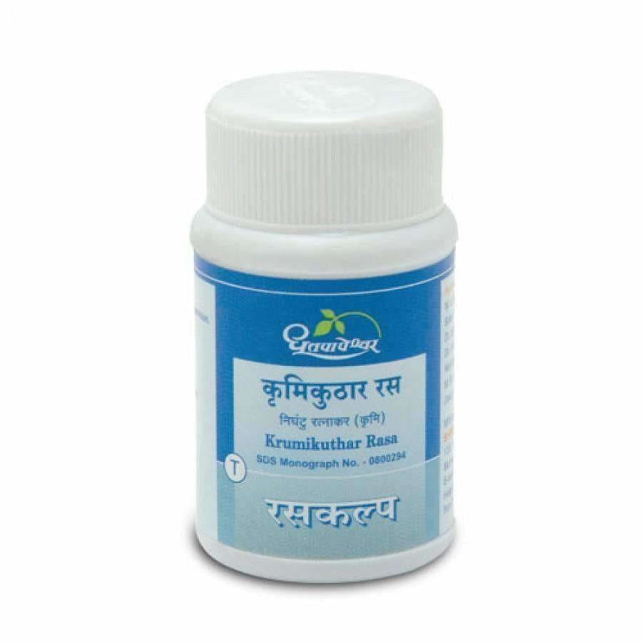 Dhootapapeshwar Krumikuthar Rasa - 60 tabs