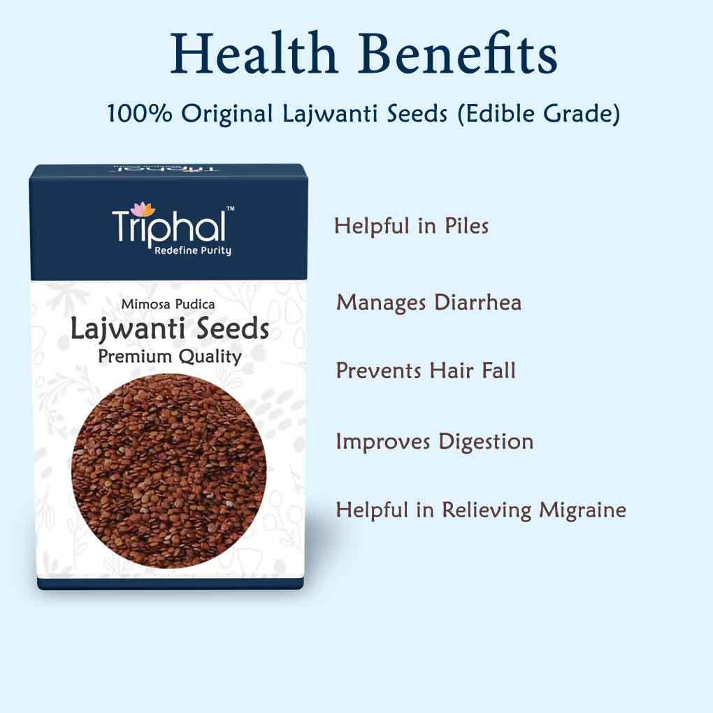 Triphal Lajwanti Seeds – Mimosa Pudica – Chui Mui Beej