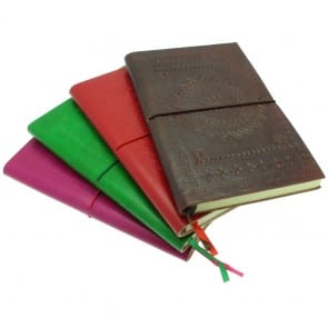 Craftshades – Multipurpose Unique Design 7″5 Handcrafted Leather Notebook | 100% Genuine Leather