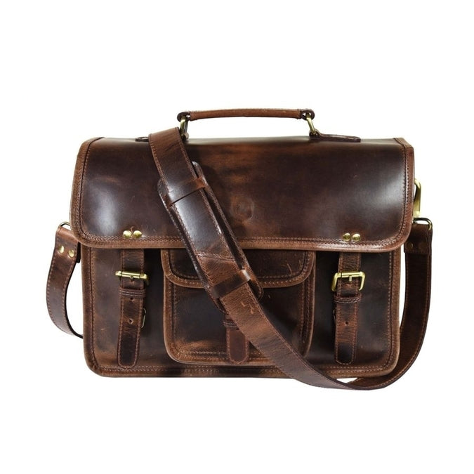 Buffalo Leather Laptop Bag