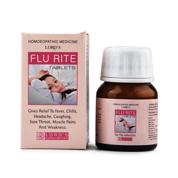 Lord's Flu Rite Tablet - 25 gms