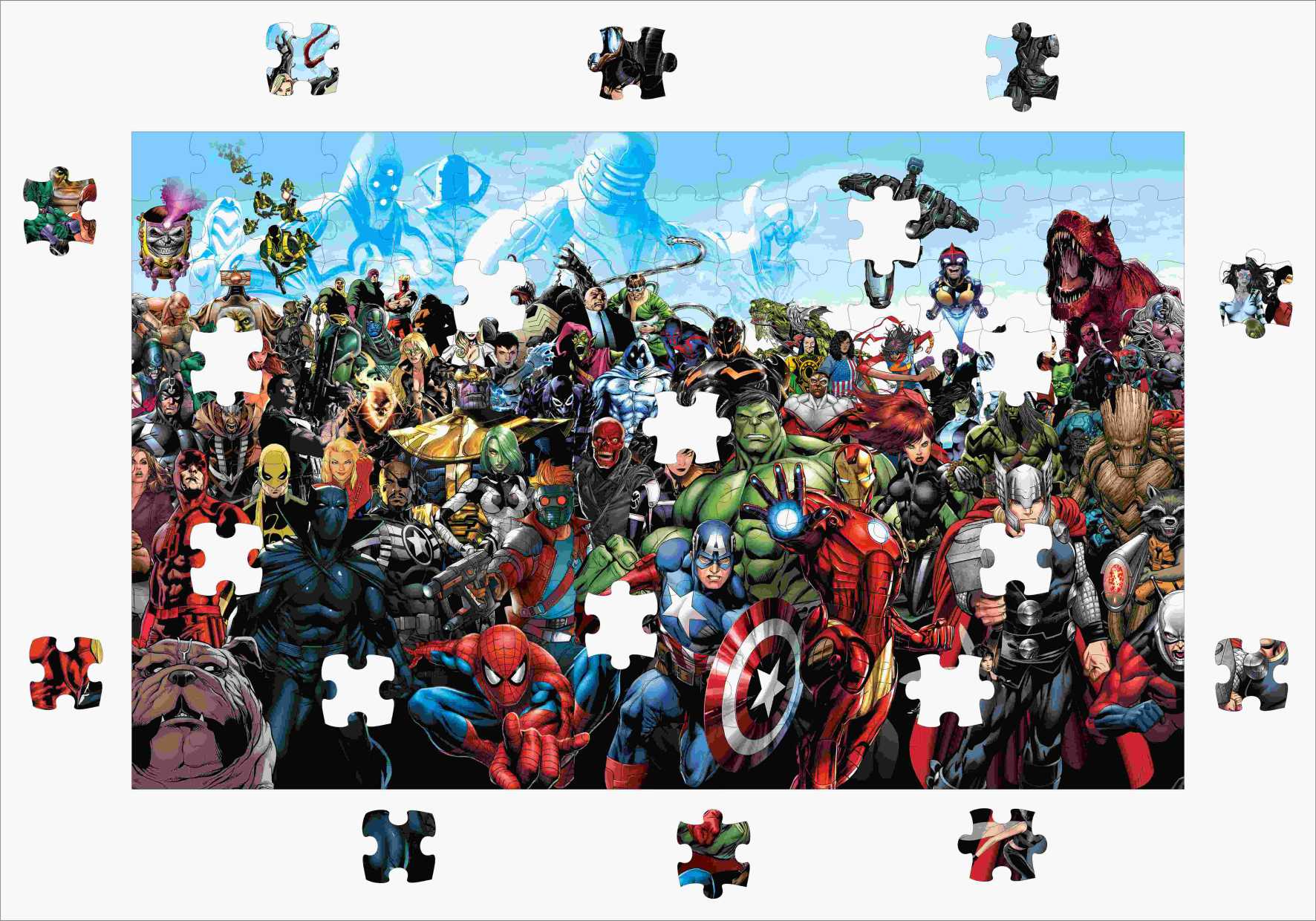Wooden Marvel Avengers Jigsaw Puzzle