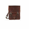 Craftshades – 9.11″ Front Pocket Handcrafted Canvas+ Goat Leather Sling Bag