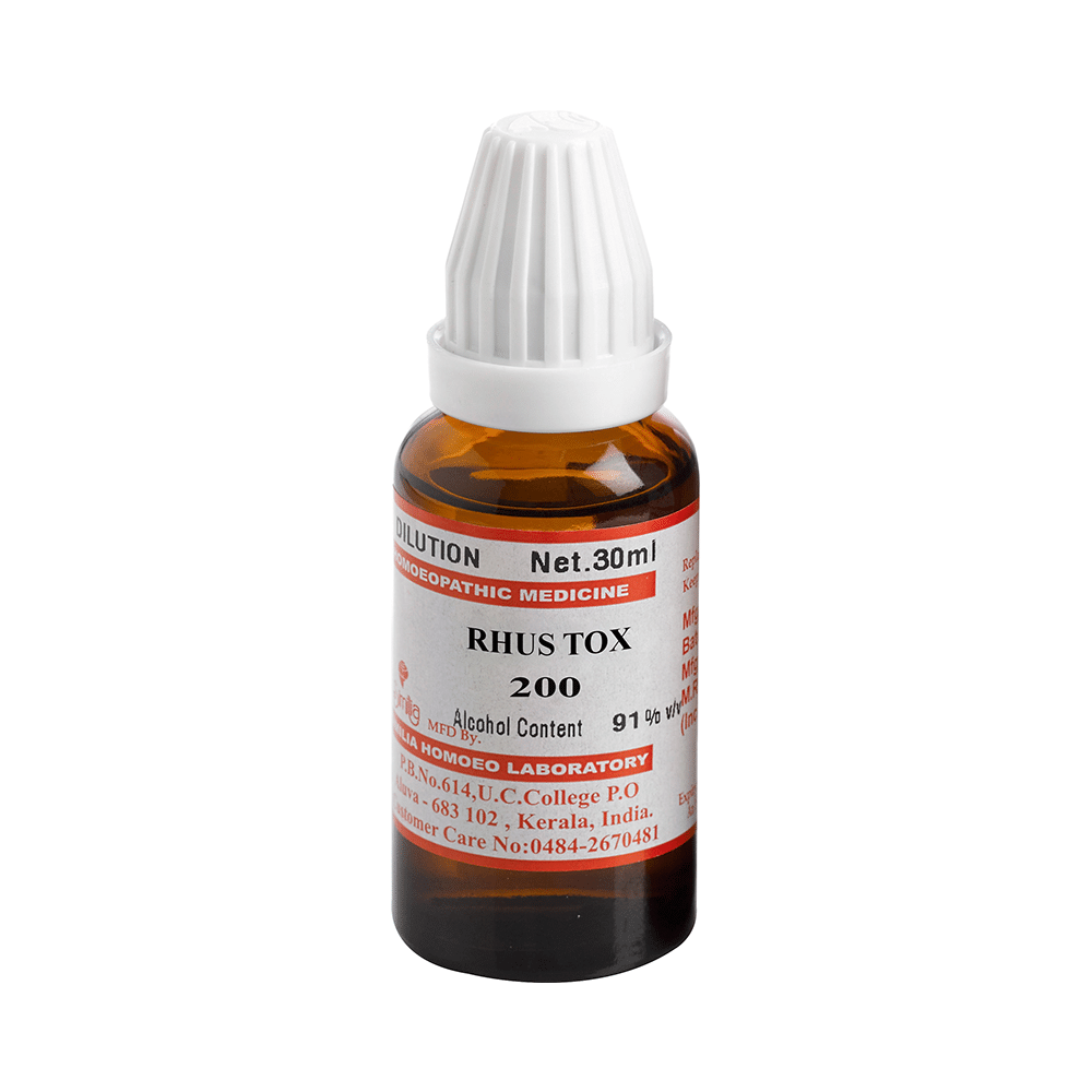 Similia Rhus Tox Dilution