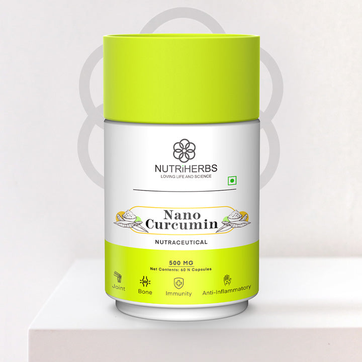 Nutriherbs Nano Curcumin with Pure Extract of  Turmeric - 60 tabs