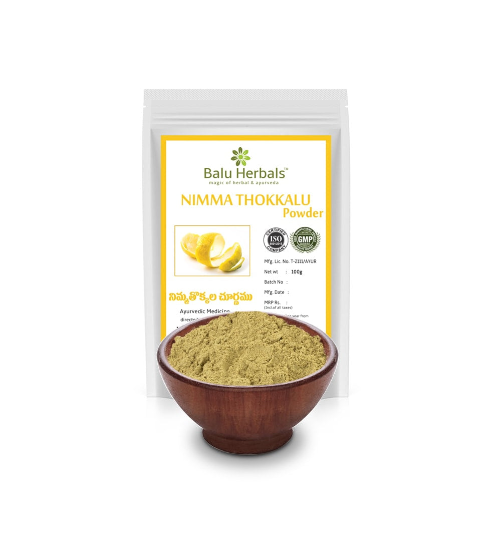 Balu Herbals Nimma Thokkala Powder - 100 gms