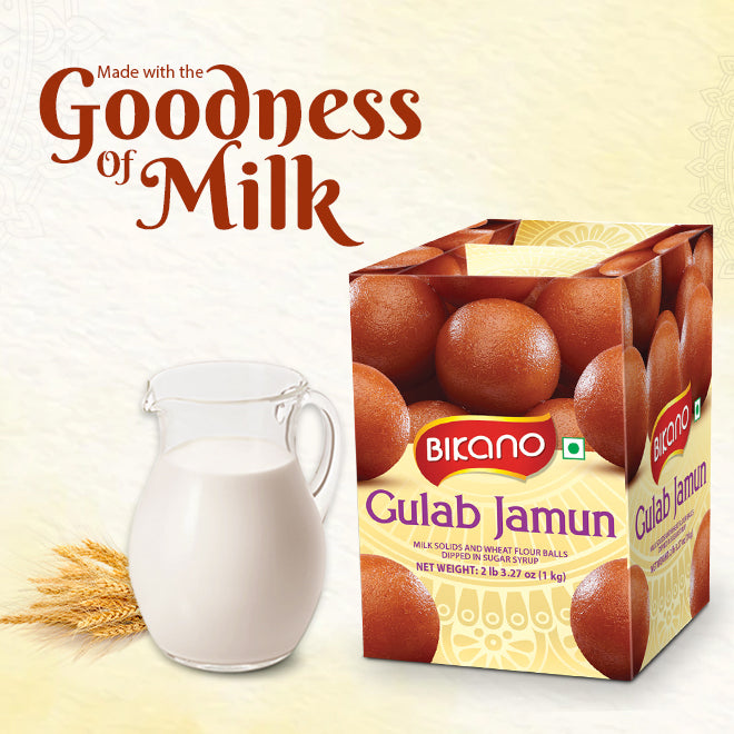 Bikanervala Bikano Gulab Jamun - 1000 gms