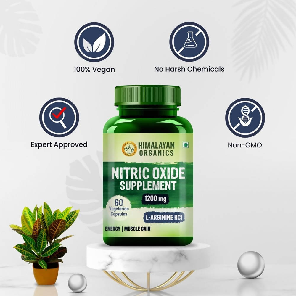 Himalayan Organics Nitric Oxide Supplement 1400 mg - 60 tabs