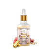 The Natural Wash Rose Gold Oil with Gold Flakes for Glowing and Soft Skin