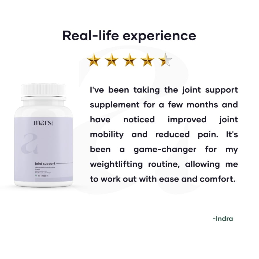 Mars by GHC Joint Support With Glucosamine Chondriotin and MSM Supplement 1200mg - 60 tabs