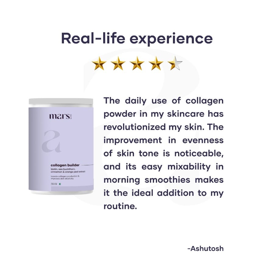 Mars by GHC Plant Based Collagen Supplement Powder for Men - 250 gms