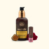 SoulTree Indian Rose Face Wash & Lotus Lip Balm Set