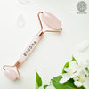 Buddha Natural African Rose Quartz Face Roller- 100% Original Pure Rose Quartz Stone - Helps To Reduce Puffiness, Skin Forming, Wrinkles