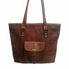 Craftshades – 16 Inch Handcrafted Leather Women’s with Pocket Tote Bag