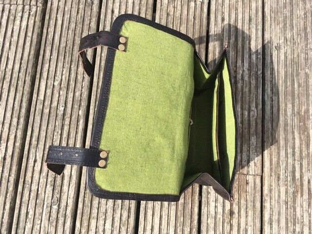 Leather Motorcycle Black Side bags 