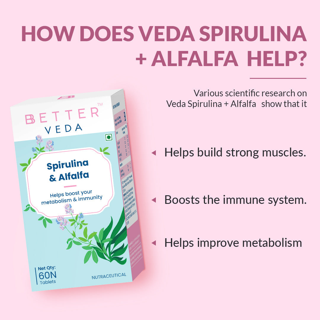 Bbetter Spirulina with Alfalfa - 60 tabs