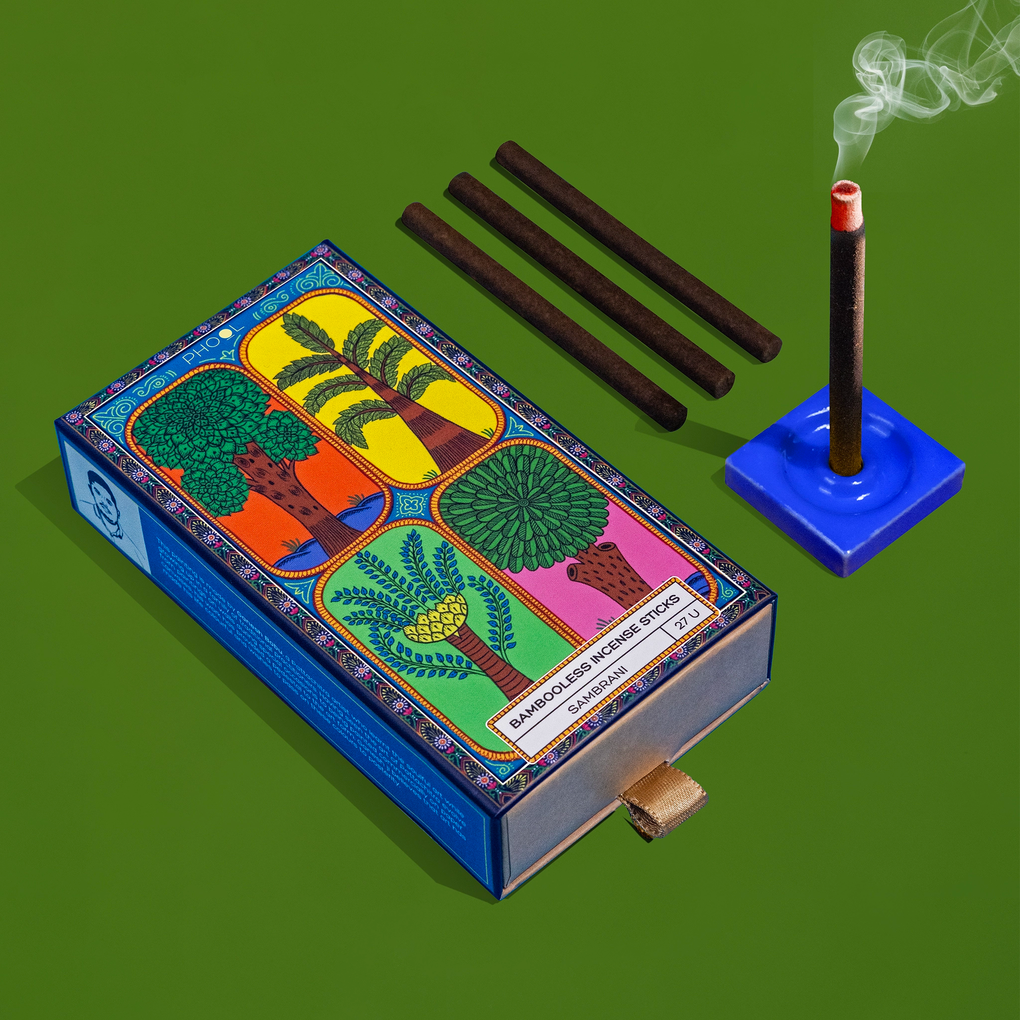 Phool Bambooless Incense Sticks Sambrani - 27 Sticks