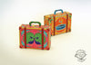 Sky Goodies Colourful Pink Mini Suitcase Box DIY Paper Craft Kit