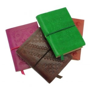 Craftshades – Vintage Colorful Design 7″5 Handcrafted Leather Journal/Diary 200 page | 100% Genuine Leather
