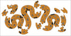 TodFod Wooden Jigsaw Puzzle – Snake Shaped Gujarati Consonants