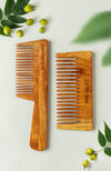 Nat Habit Kacchi Neem Comb Combo Shampoo (Small) + Fine Tooth
