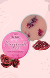 Nat Habit Pomegranate Rose Lip Butter with Fresh Rose, Pomegranate, Desi Ghee & Raw Honey - 10g