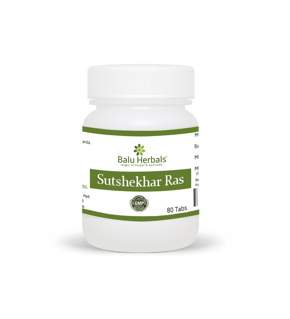 Balu Herbals Sutshekhar Ras - 80 tabs
