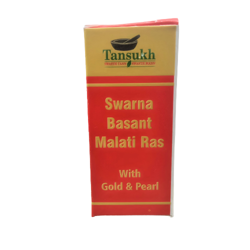 Tansukh Herbals Swarna Basant Malati Ras (with Gold & Pearl) - 10 tabs