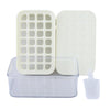 UMAI 2 Layer Ice Cube Tray | 56 Compartments | Ice Scoop & Storage Box | White (ZX23102-B)
