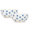 USHA SHRIRAM Ceramic Serving Bowl Snack 2pcs Ramen Soup Bowl Microwave Refrigerator Safe Scratch Resistant