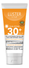 Luster Cosmetics Sun Protect-SPF 30+ (UVA & UVB) Non-Sticky & Moisturizing - 60ml