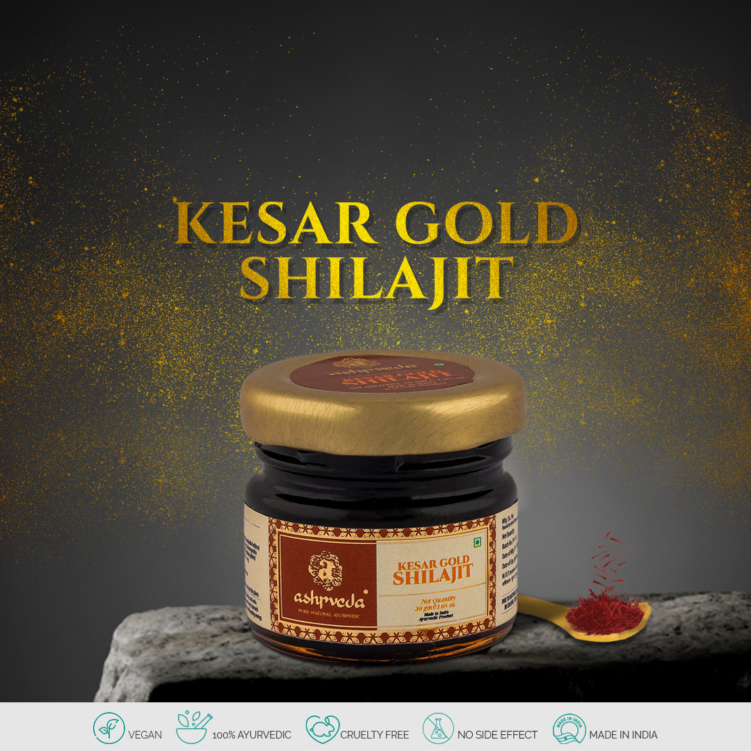Ashpveda Kesar Gold Shilajit - 30 gms