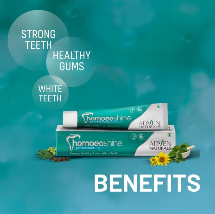 Adven Homoeoshine Toothpaste Gel - 100 gms