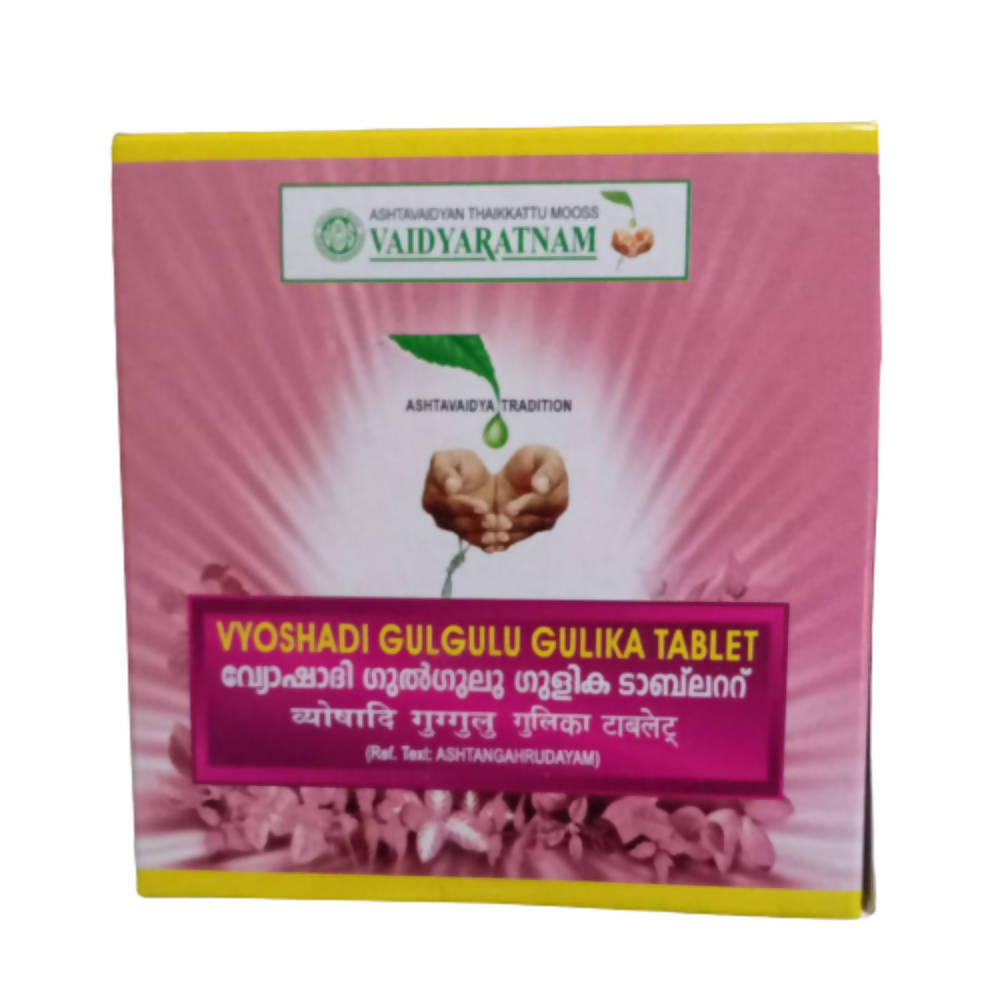 Vaidyaratnam Vyoshadi Gulgulu Gulika Tablet - 100 Tabs
