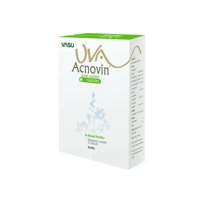 Vasu UVA Acnovin Capsule - 60 tabs (Pack of 2)