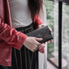 Craftshades – 8 Inch Handcrafted Unique V Shape Flap Leather Bag for Women