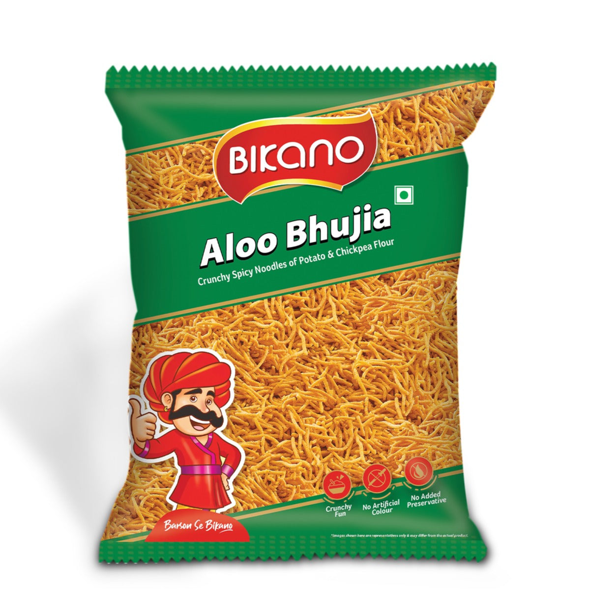 Bikanervala Bikano Aloo Bhujia Sev - 400 gms - Pack of 3