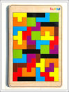 TodFod Wooden Hexatetris Puzzle Toy